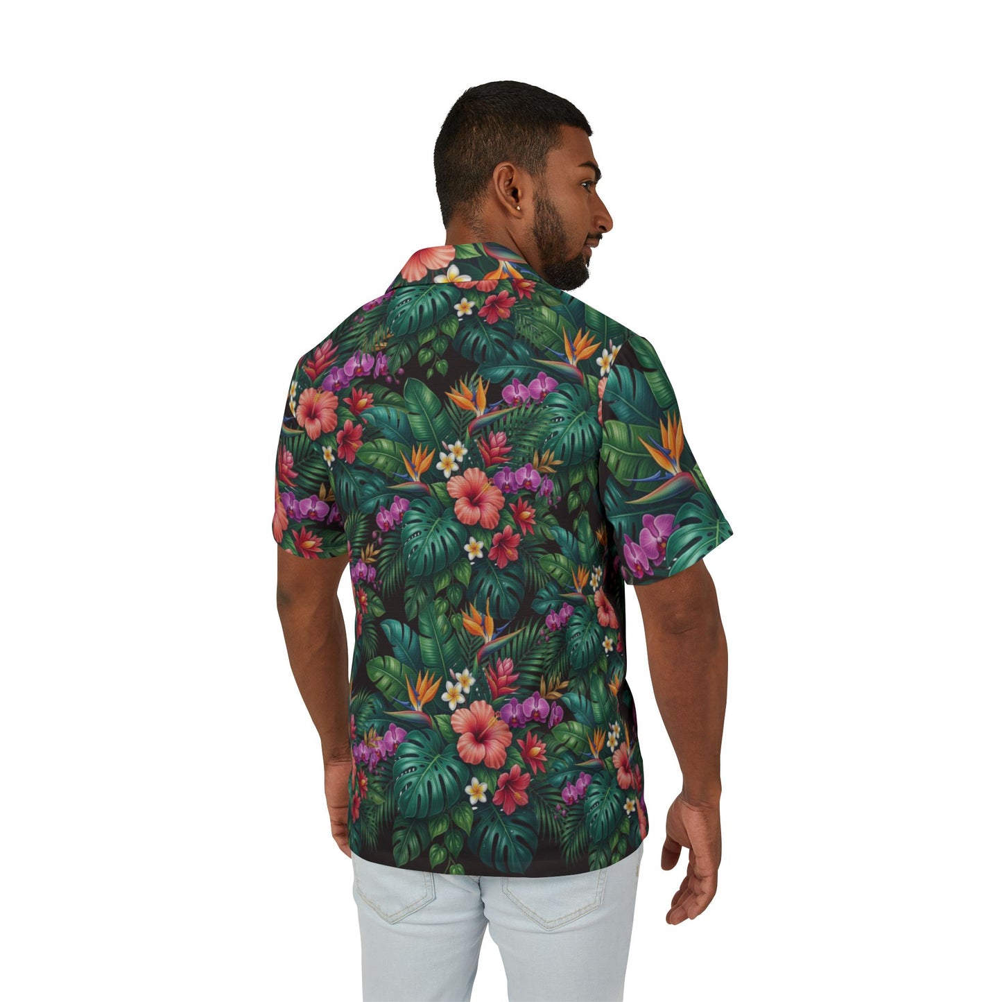 Tropical Floral Hawaiian Shirt