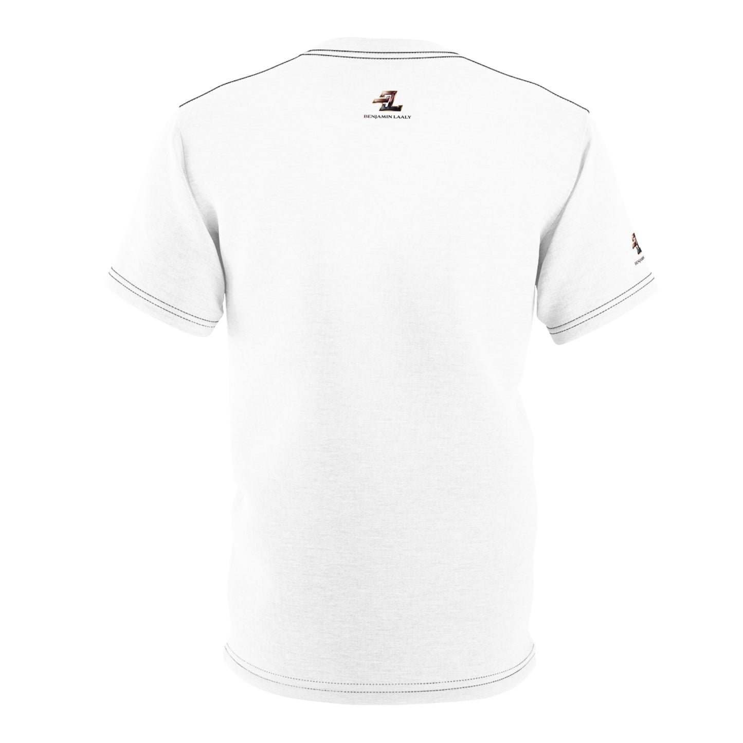 Cut & Sew Tee — Minimal Stripe Shoulder Accent