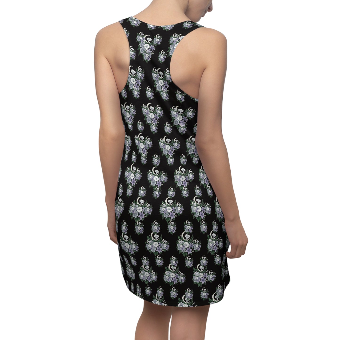 Floral Lavender Bunch Racerback Dress