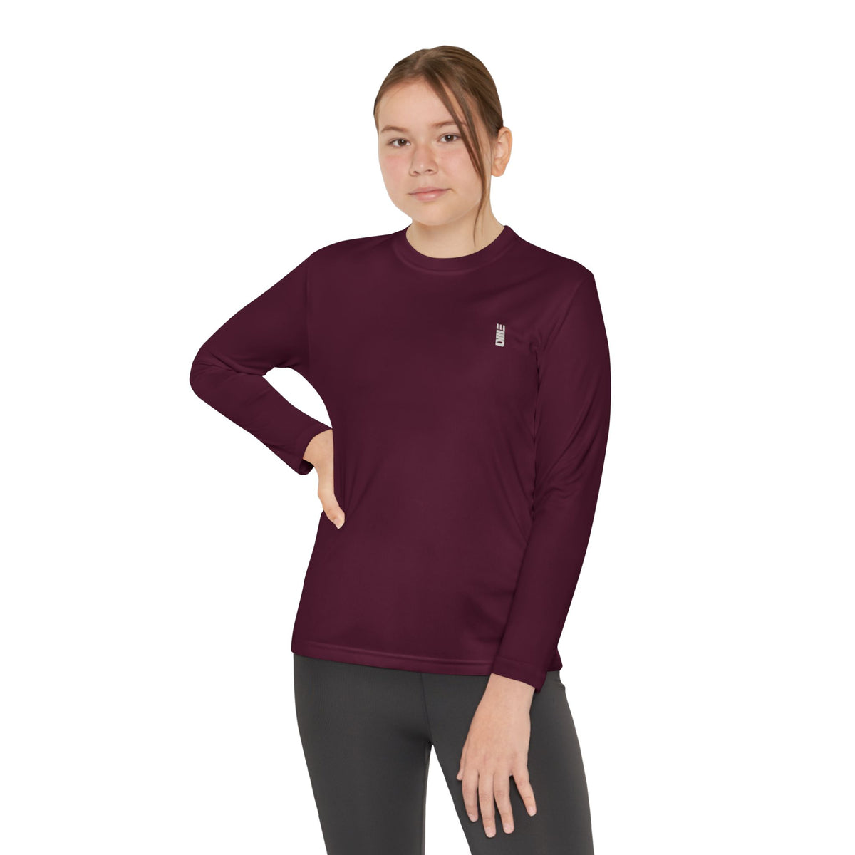 Youth Long-Sleeve Performance Tee — Multi-Color Athletic Top