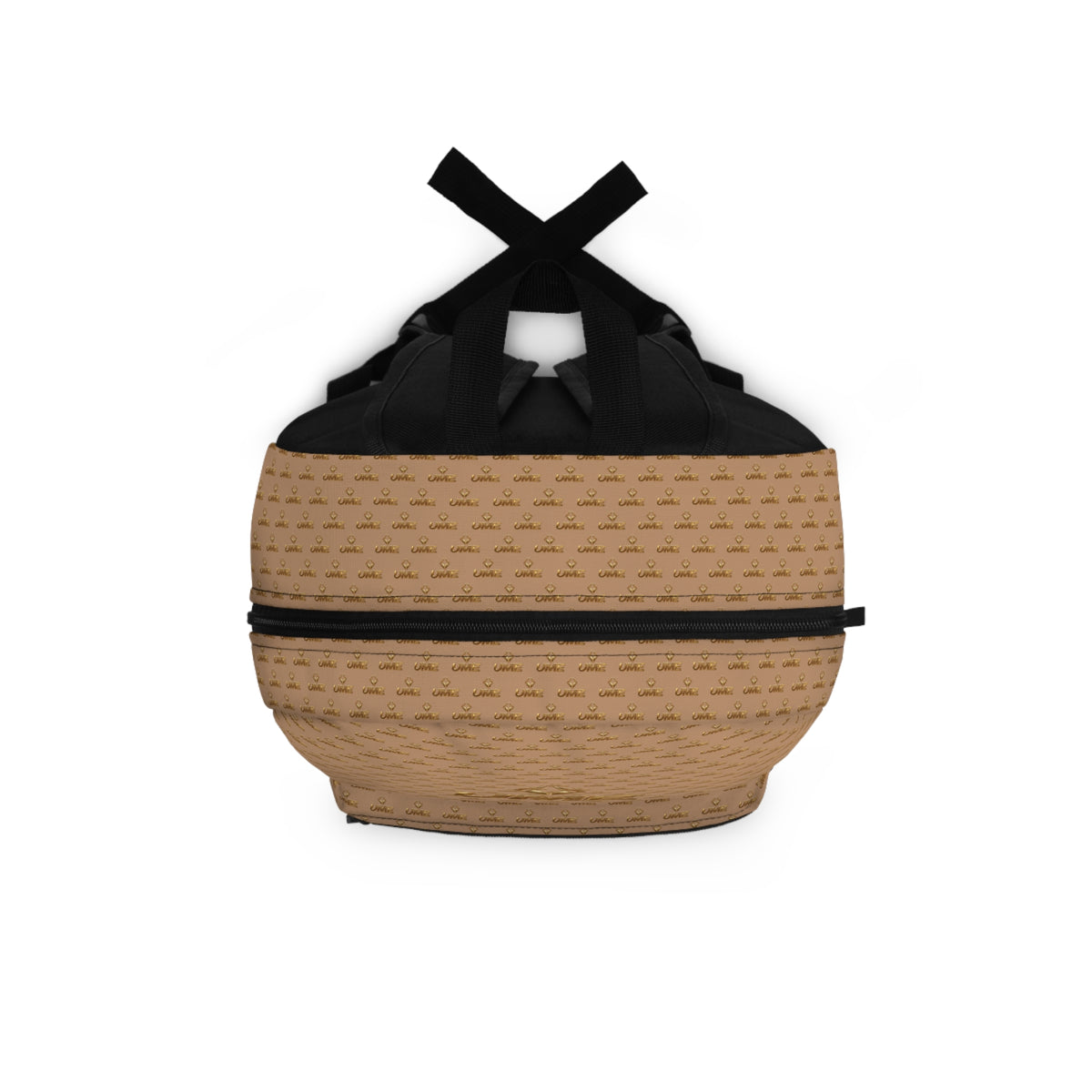Copy of UME Monogram Backpack — White & Gold Luxe Patterned Daypack