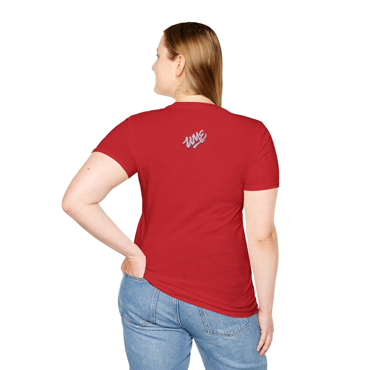 Lightweight Tee — UME Pink Logo Front & Back