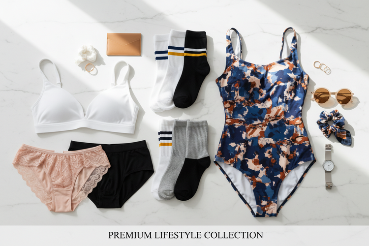 Socks, Underwear, Pajamas, Swimsuits & Accessories