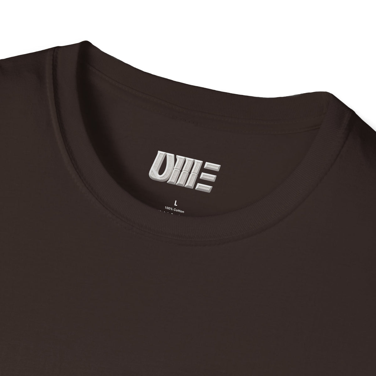 Minimalist Tiny Logo T-Shirt — Navy, White & More Base Colors