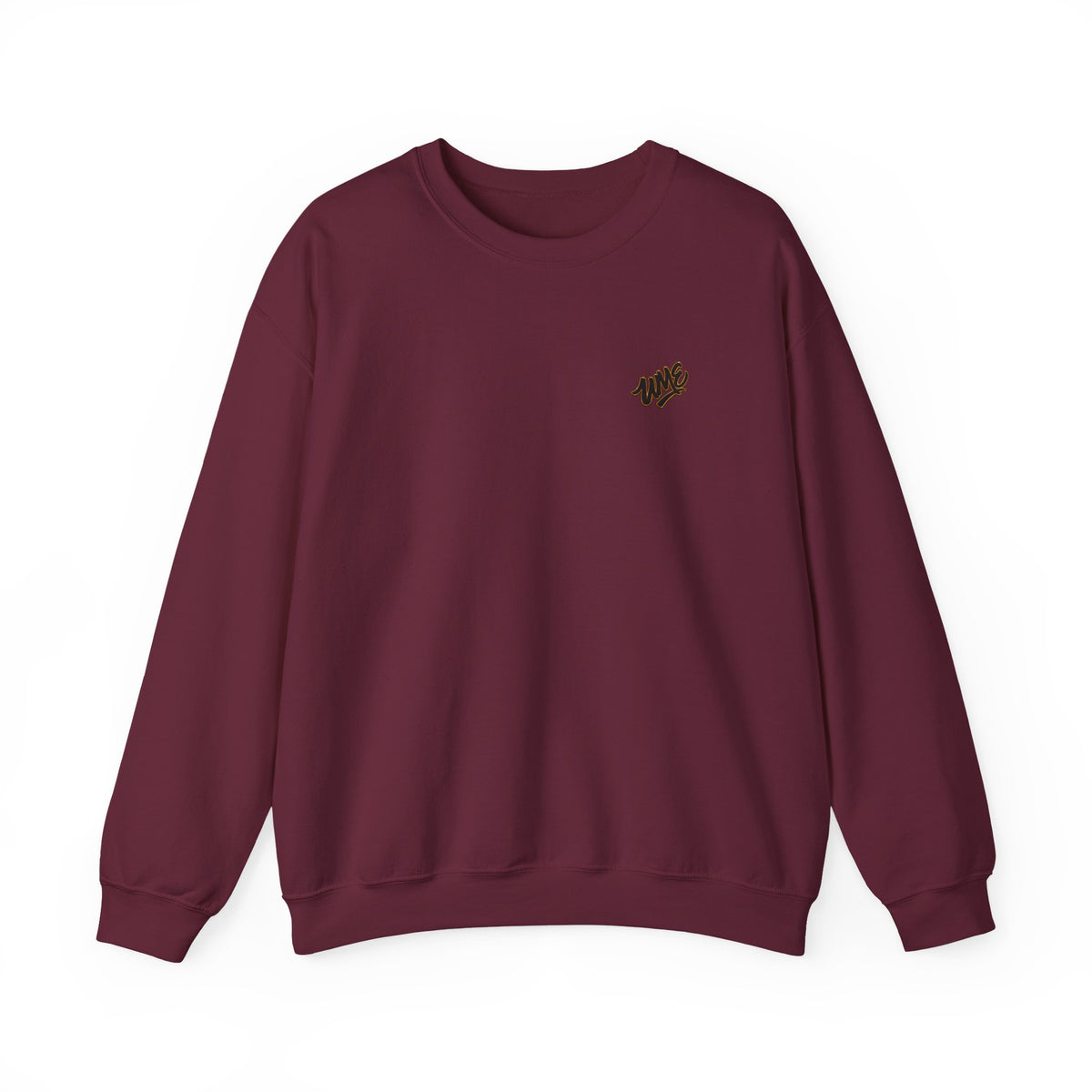 Crewneck Sweatshirt — UME Black Logo All-Over Print
