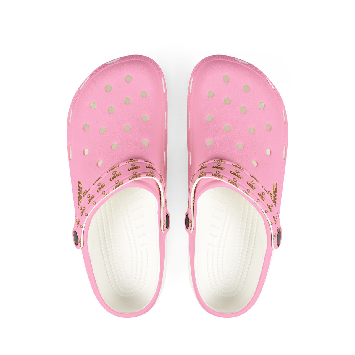 Pink All-Over Print EVA Foam Clogs — Slip-On Shoes