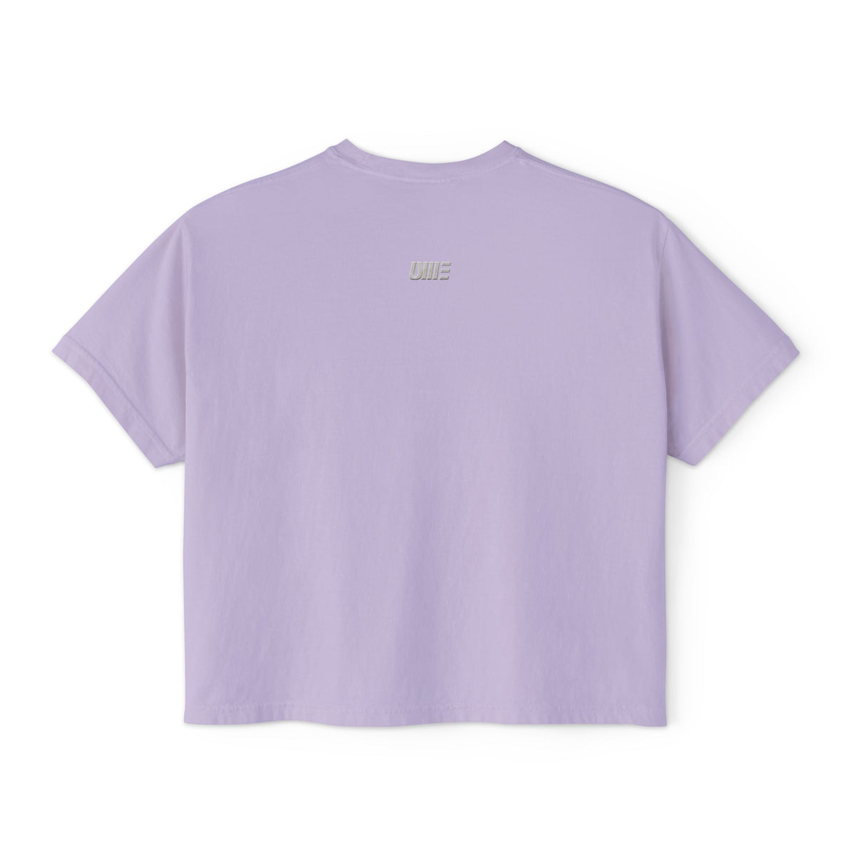 Women’s Cropped Boxy T-Shirt — Multi-Color Minimal Graphic