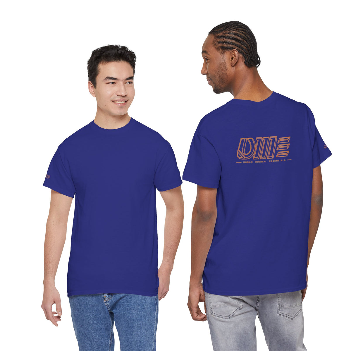 Retro Stripe UME Logo T-Shirt — White, Natural & More Colors