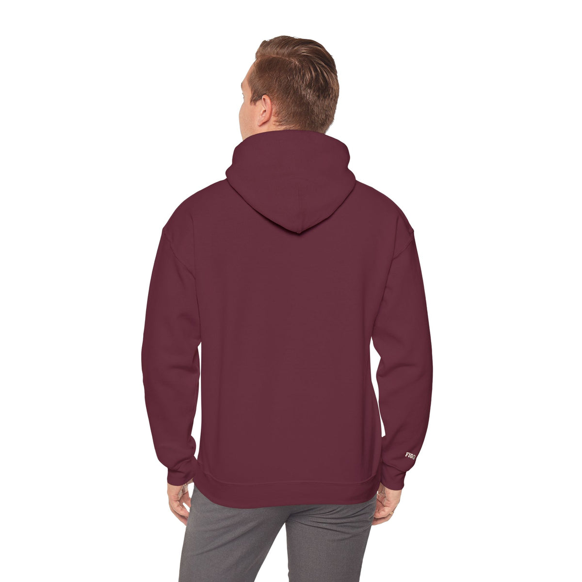 FFiGG Embroidered Varsity Hoodie — White, Black, Grey & More Colors