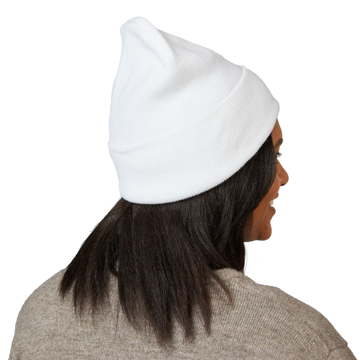 UME Embroidered Cuffed Beanie — White, Red & More Colors