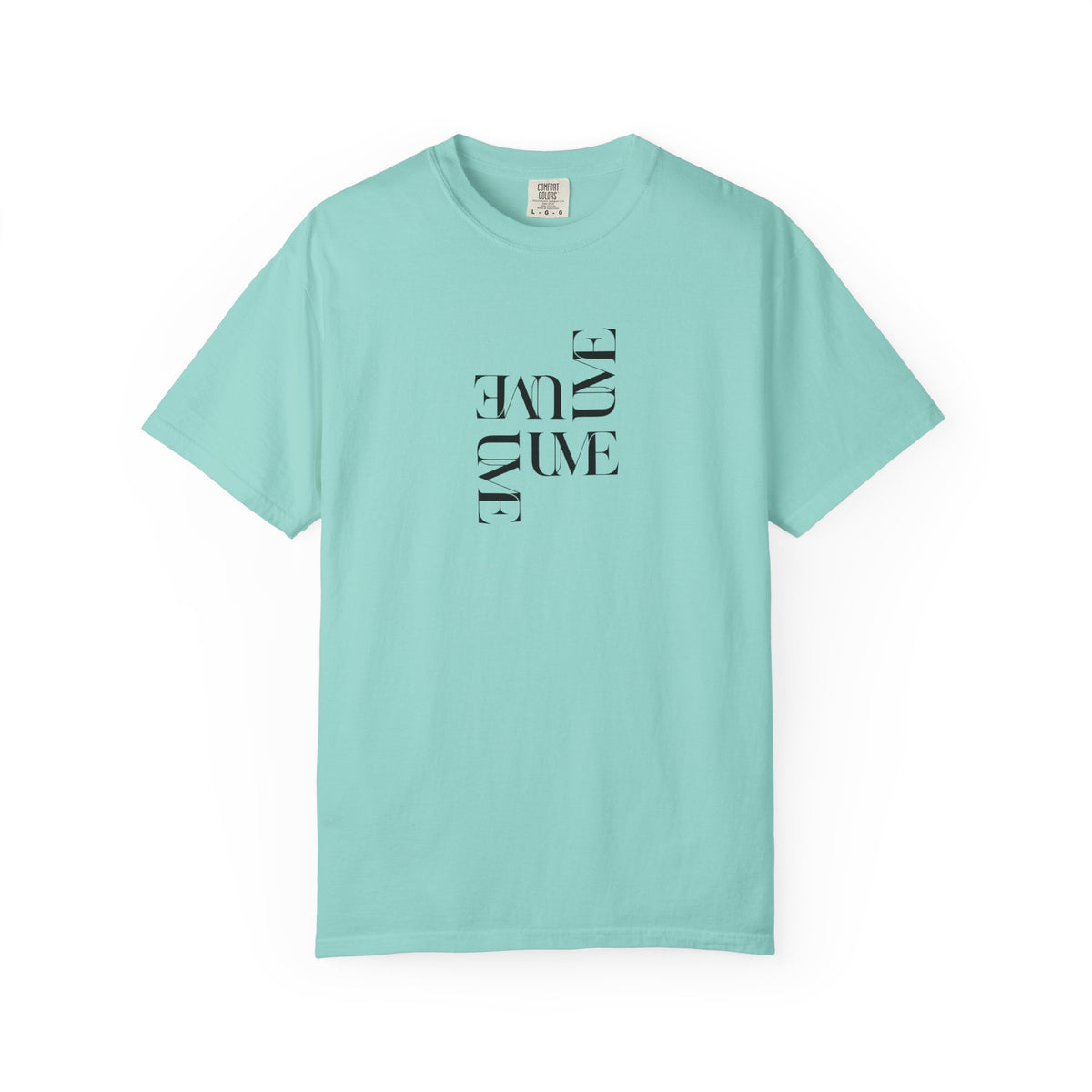UME Typography Garment-Dyed T-Shirt — White, Ivory & More Colors