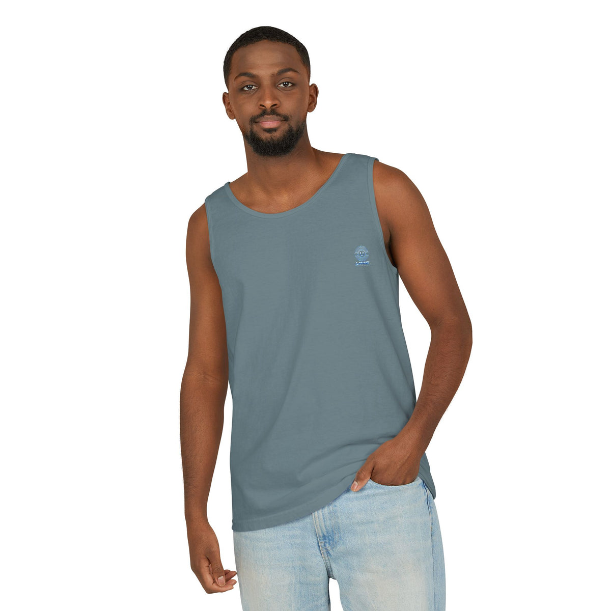 Garment-Dyed Tank Top — UME Activewear Logo