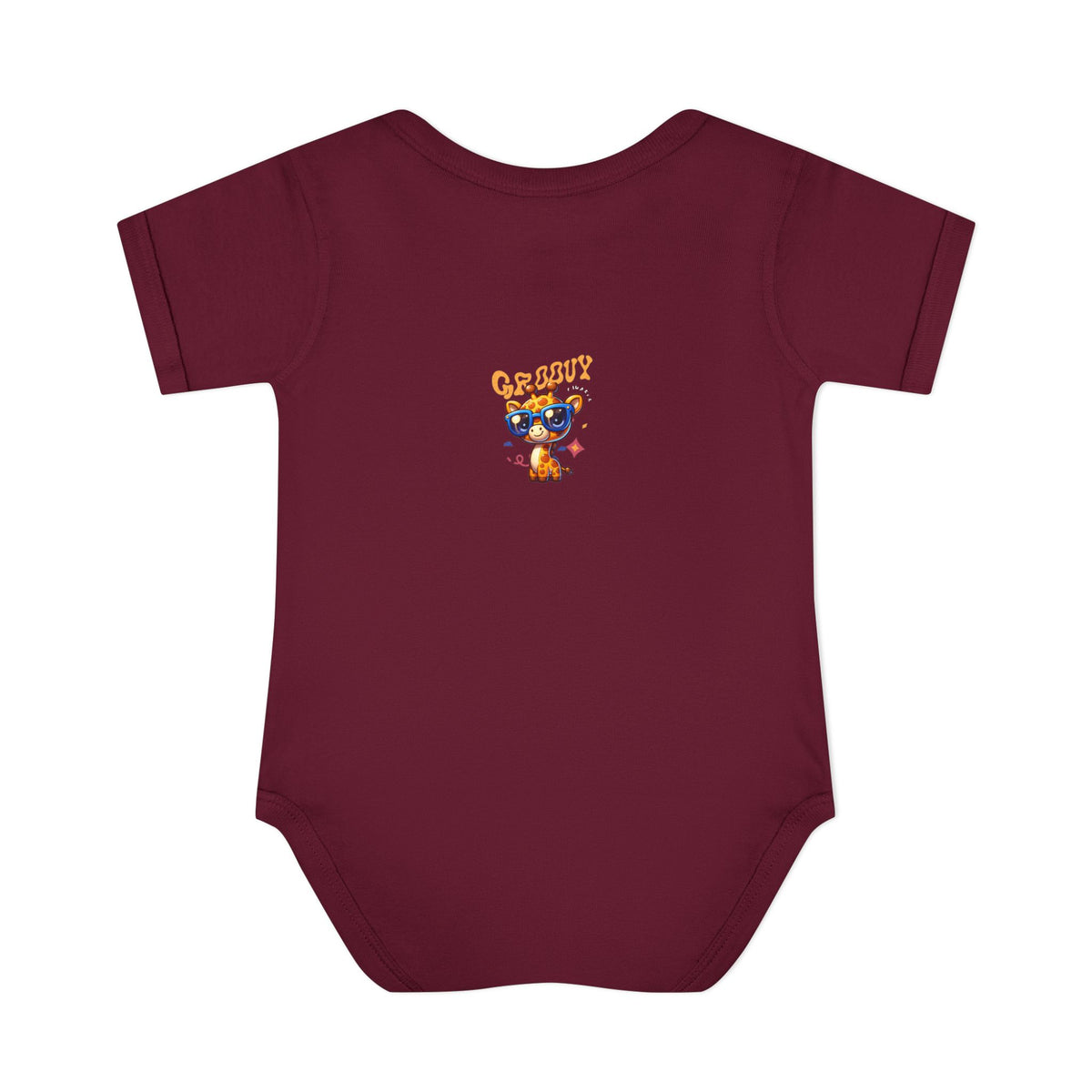 Giraffe Sunglasses Baby Bodysuit — Cute Infant Onesie