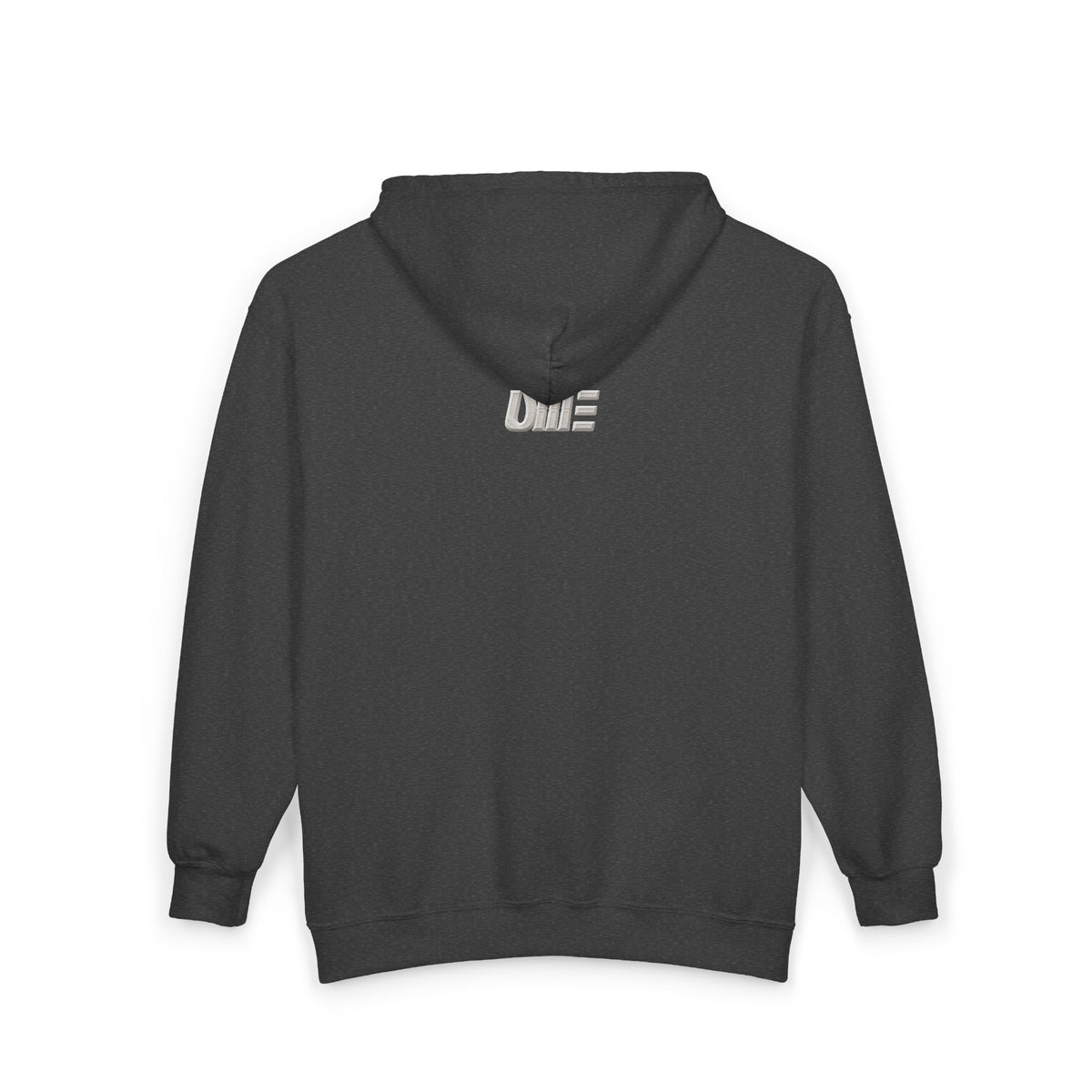 Full-Zip Midweight Hoodie — Multi-Color Minimal Graphic
