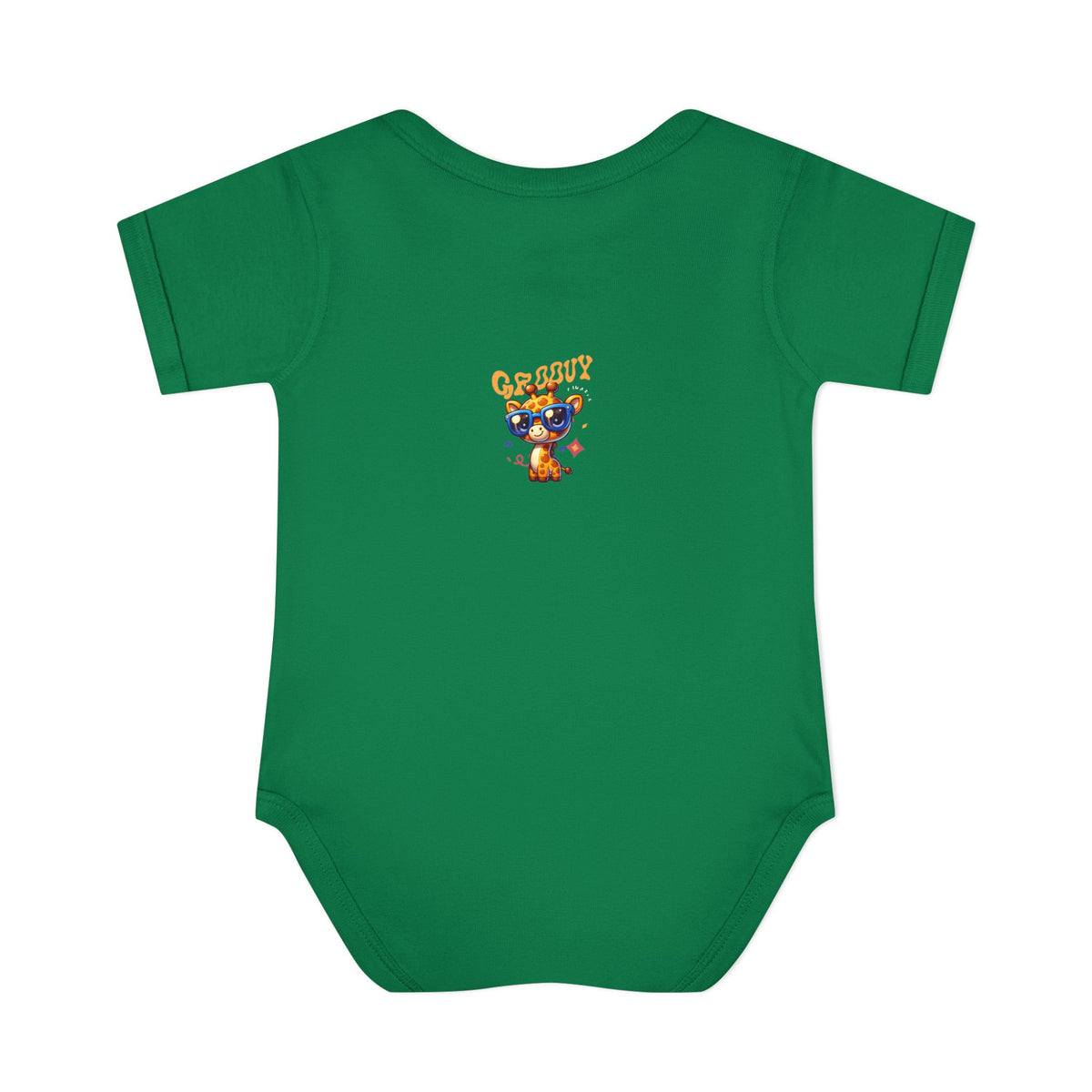 Giraffe Sunglasses Baby Bodysuit — Cute Infant Onesie