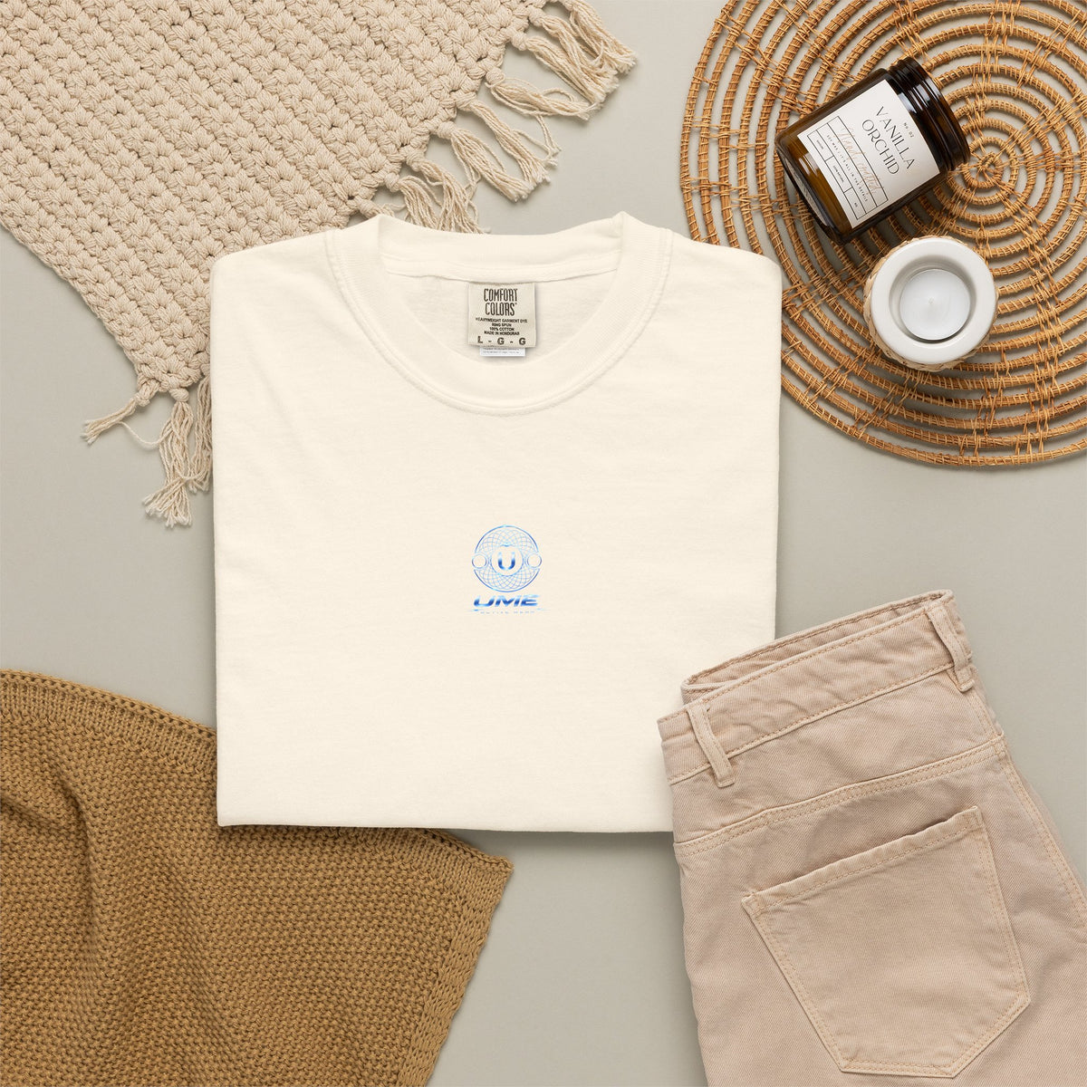 Garment-Dyed Heavyweight Tee — UME Activewear Logo