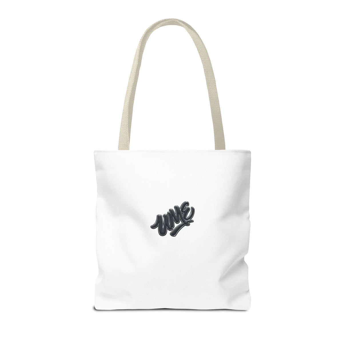 Tote Bag — White UME Black Logo Streetwear Carryall