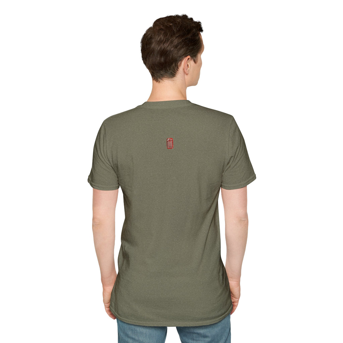 Minimalist Tiny Logo T-Shirt — Navy, White & More Base Colors
