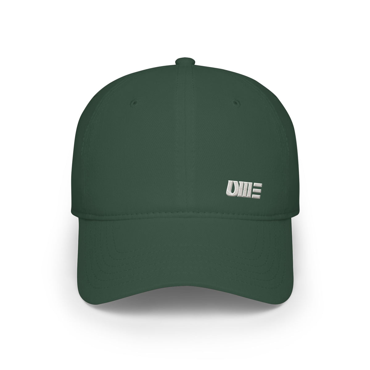Low-Profile Cotton Baseball Cap — Multi-Color Embroidered Hat