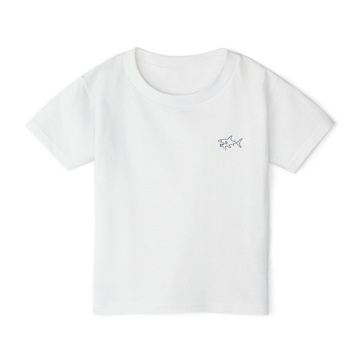 Toddler T‑Shirt — Minimal Shark Sketch Kids Tee