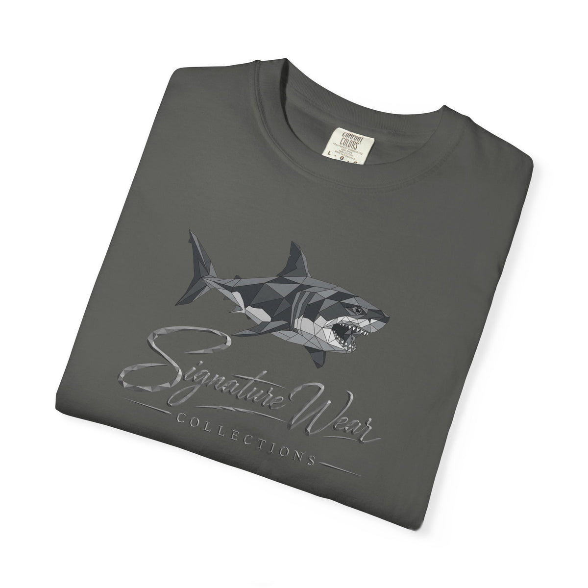 Signature Wear Shark Graphic T-Shirt — White, Black & More Colors