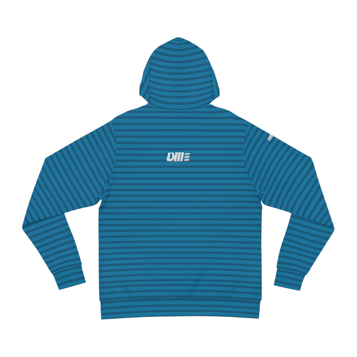 Blue Striped Fashion Hoodie — UME All-Over Print Casual Pullover