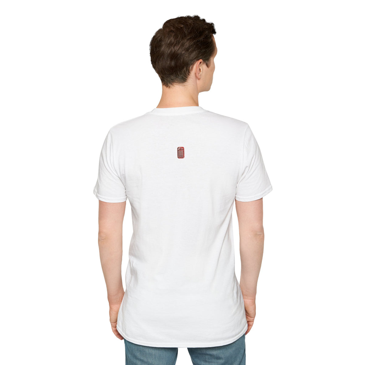 Minimalist Tiny Logo T-Shirt — Navy, White & More Base Colors