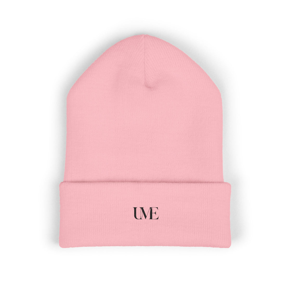 UME Embroidered Cuffed Beanie — White, Red & More Colors