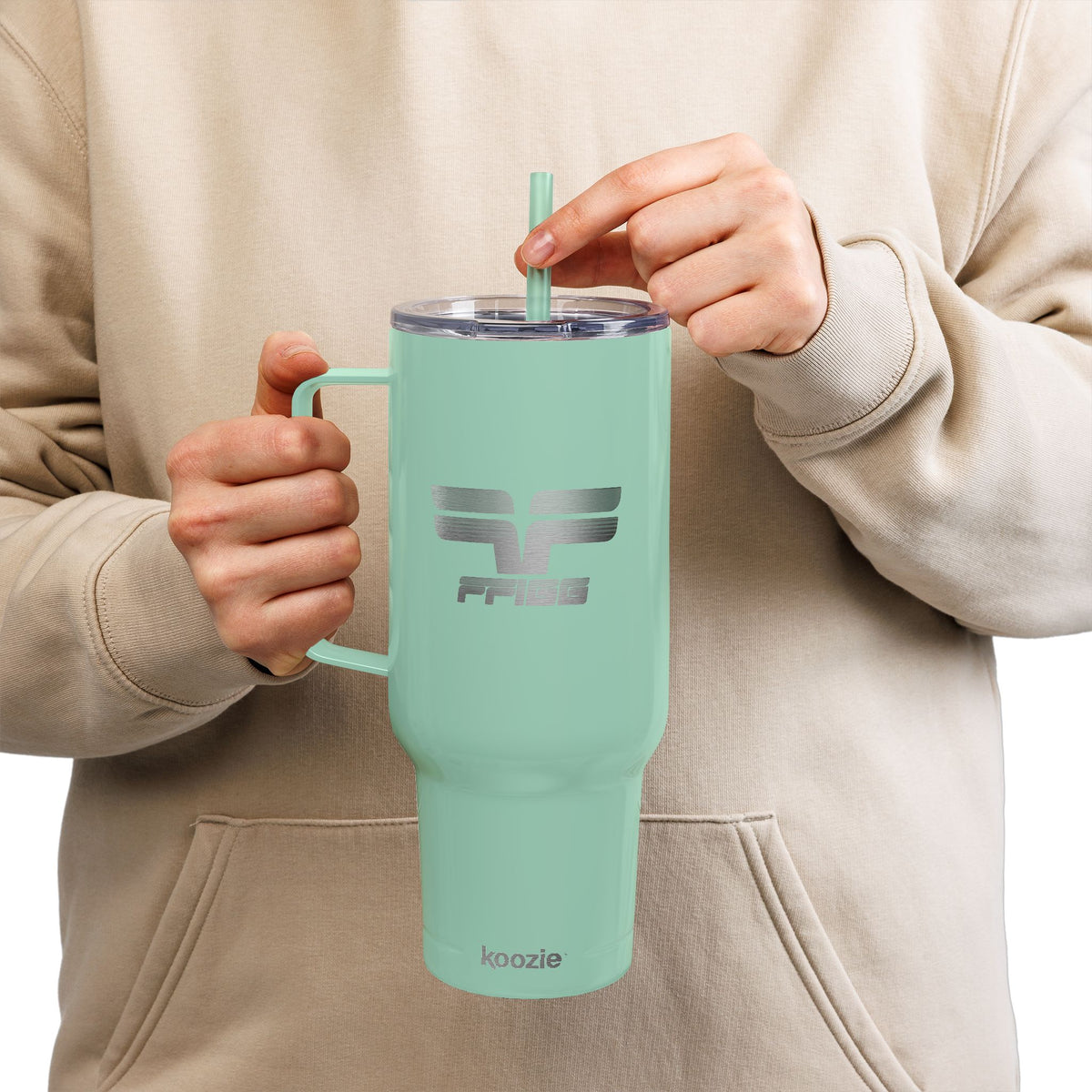 40oz Insulated Tumbler with Lid and Straw