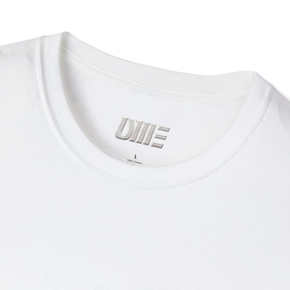 Minimalist Tiny Logo T-Shirt — Navy, White & More Base Colors
