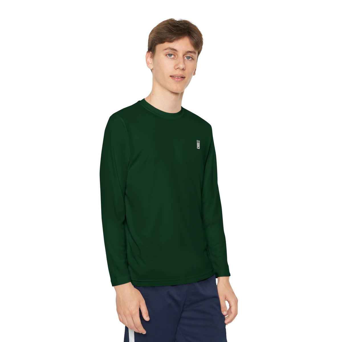 Youth Long-Sleeve Performance Tee — Multi-Color Athletic Top