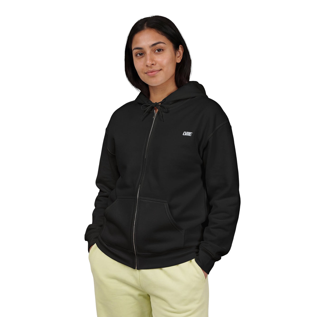 UME Multi-Color Full-Zip Hoodie — Heavy Blend Embroidered Sweatshirt