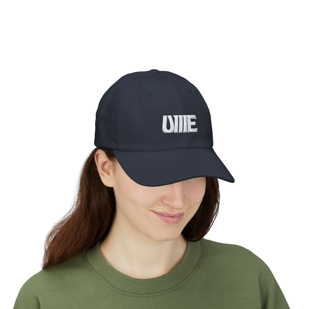 Classic Dad Cap — Multi-Color "ONE" Embroidered Baseball Hat