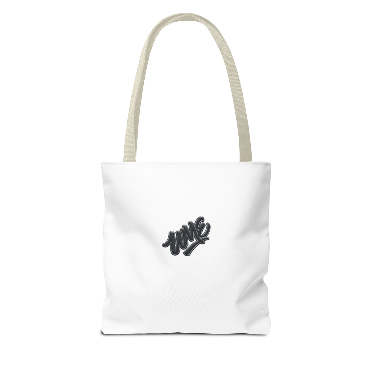 Tote Bag — White UME Black Logo Streetwear Carryall
