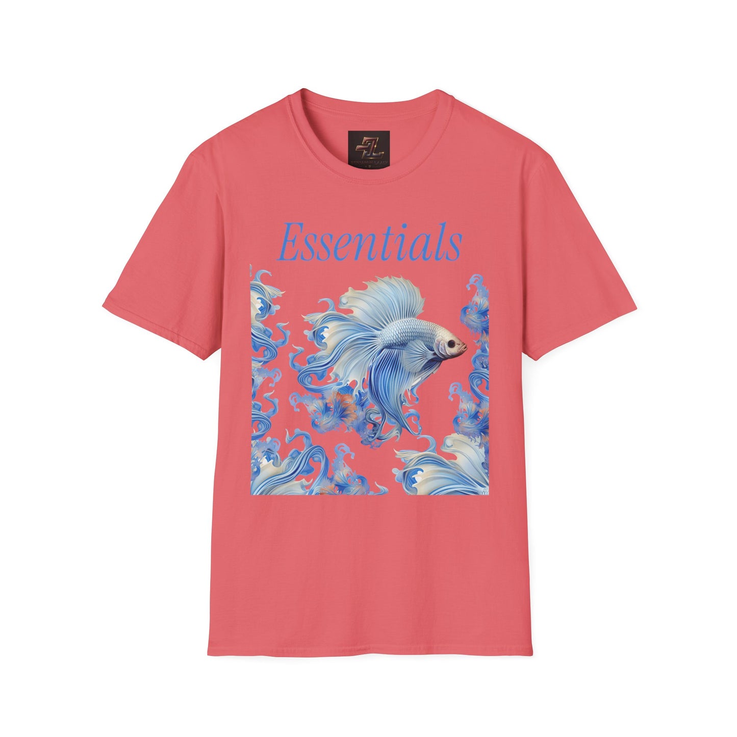 Essentials Betta Fish Graphic Tee — Softstyle Unisex T-Shirt