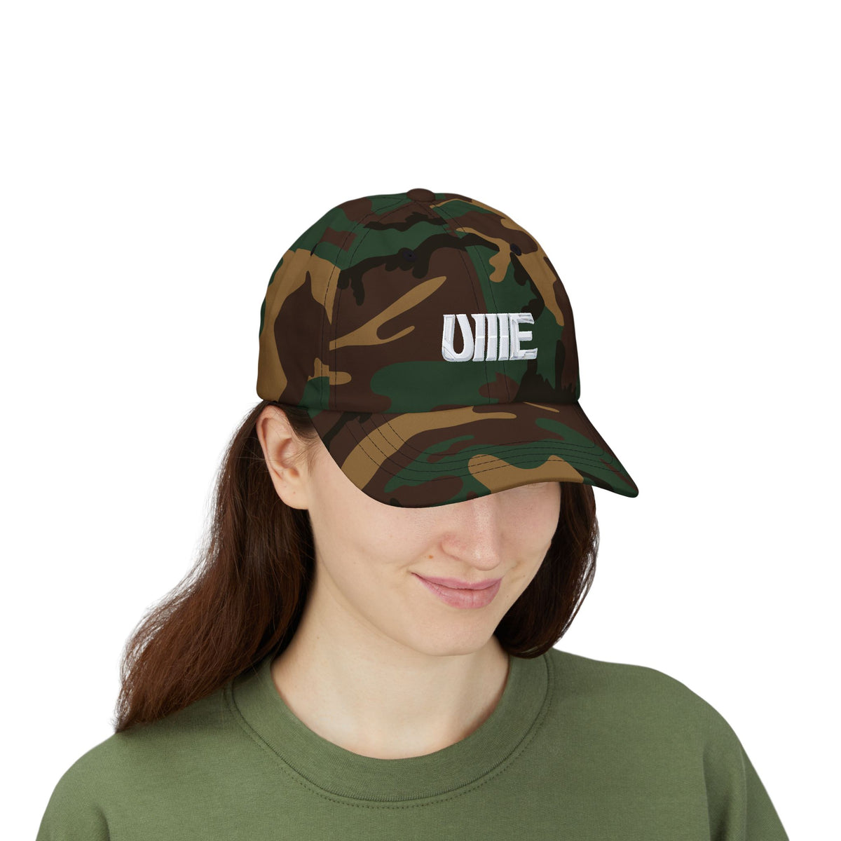 Classic Dad Cap — Multi-Color "ONE" Embroidered Baseball Hat