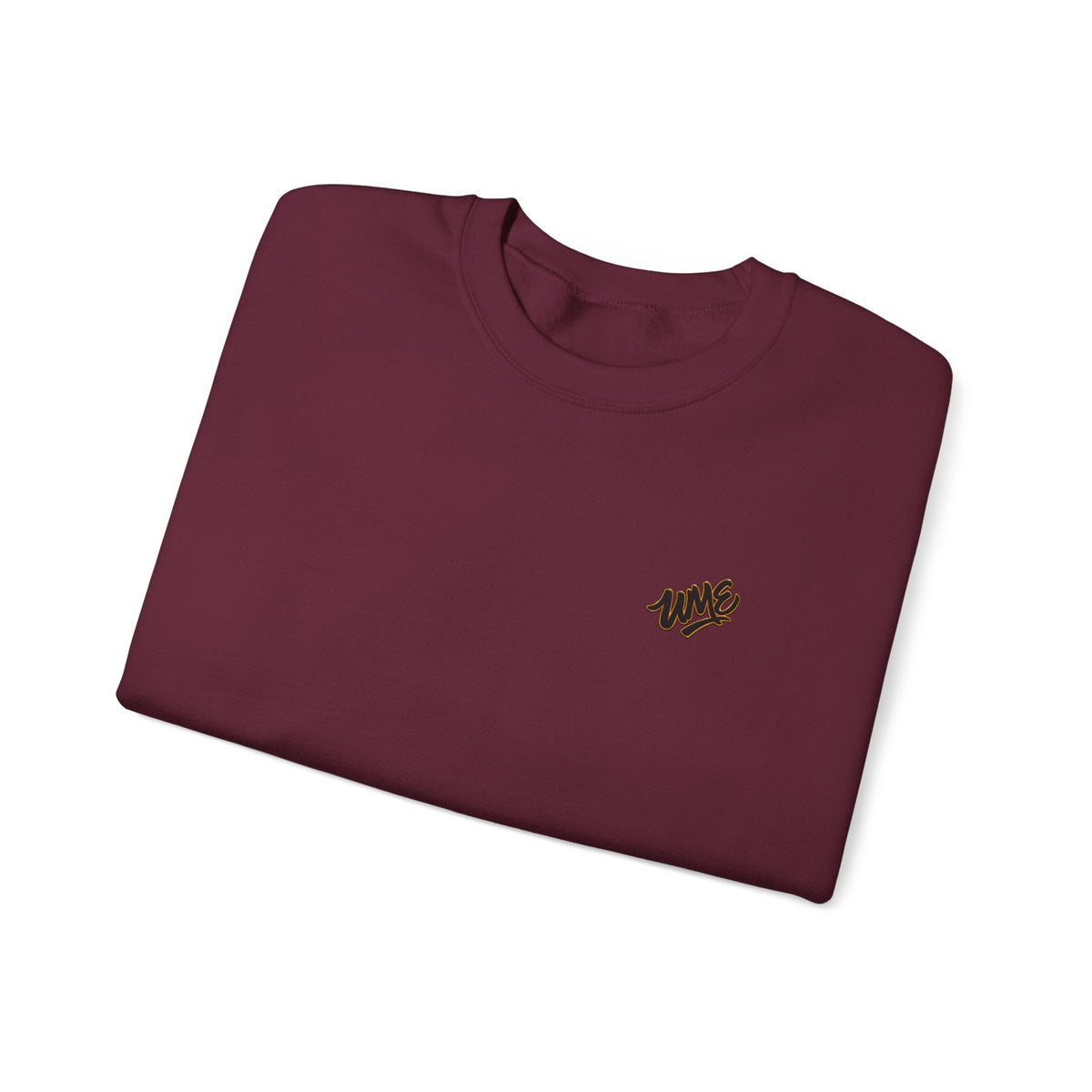 Crewneck Sweatshirt — UME Black Logo All-Over Print