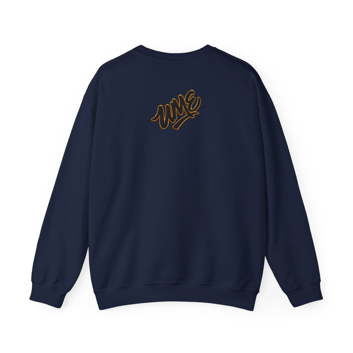 Crewneck Sweatshirt — UME Black Logo All-Over Print