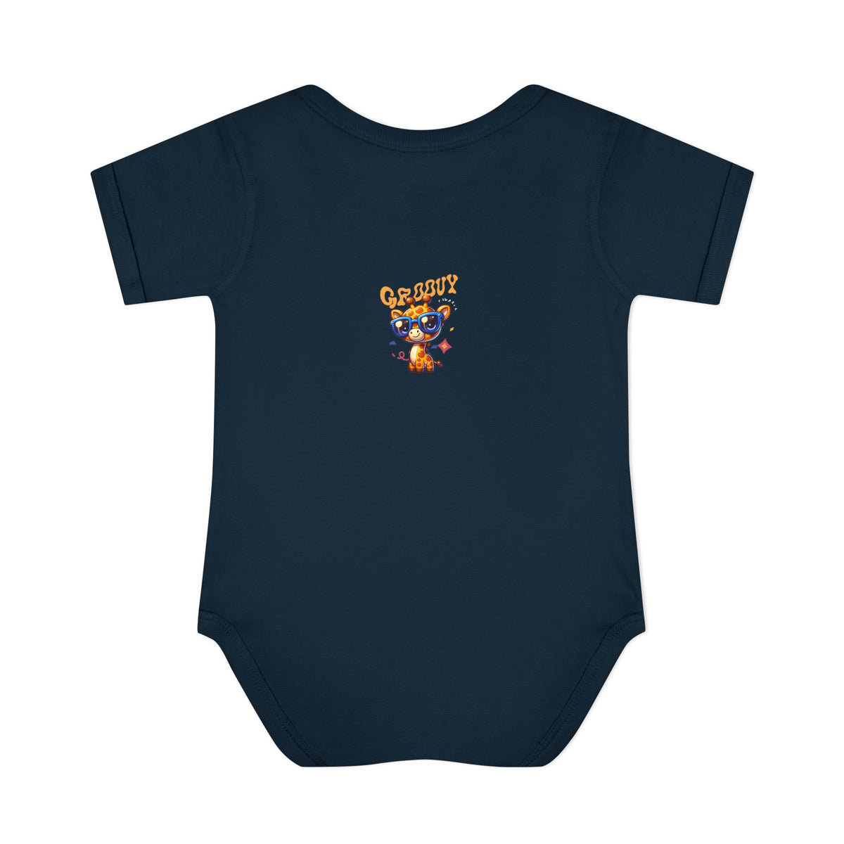 Giraffe Sunglasses Baby Bodysuit — Cute Infant Onesie