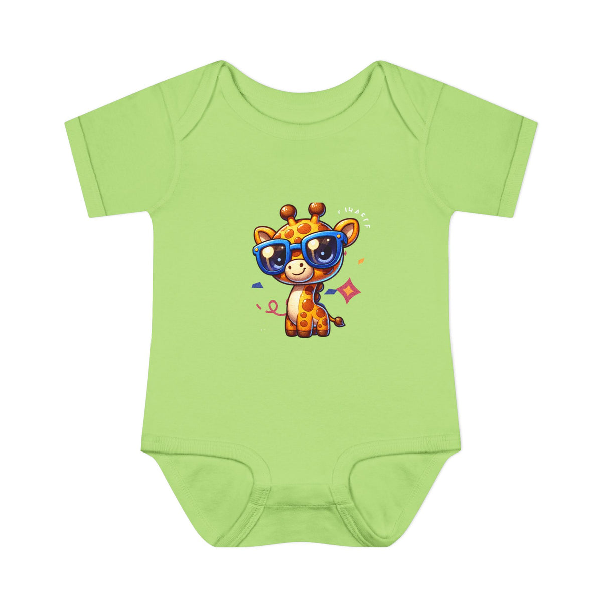 Giraffe Sunglasses Baby Bodysuit — Cute Infant Onesie