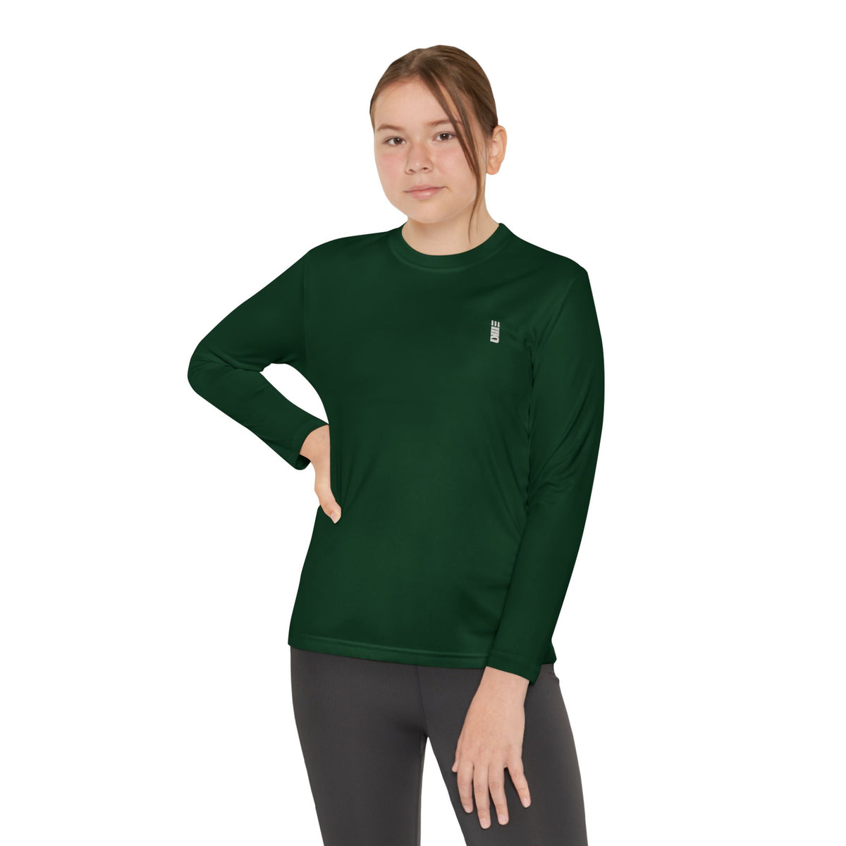 Youth Long-Sleeve Performance Tee — Multi-Color Athletic Top