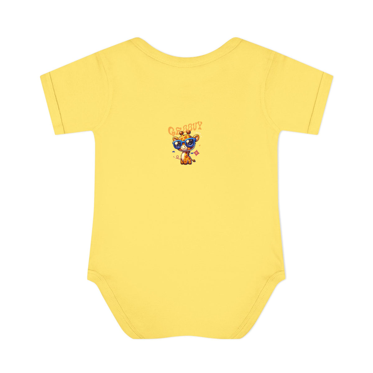 Giraffe Sunglasses Baby Bodysuit — Cute Infant Onesie
