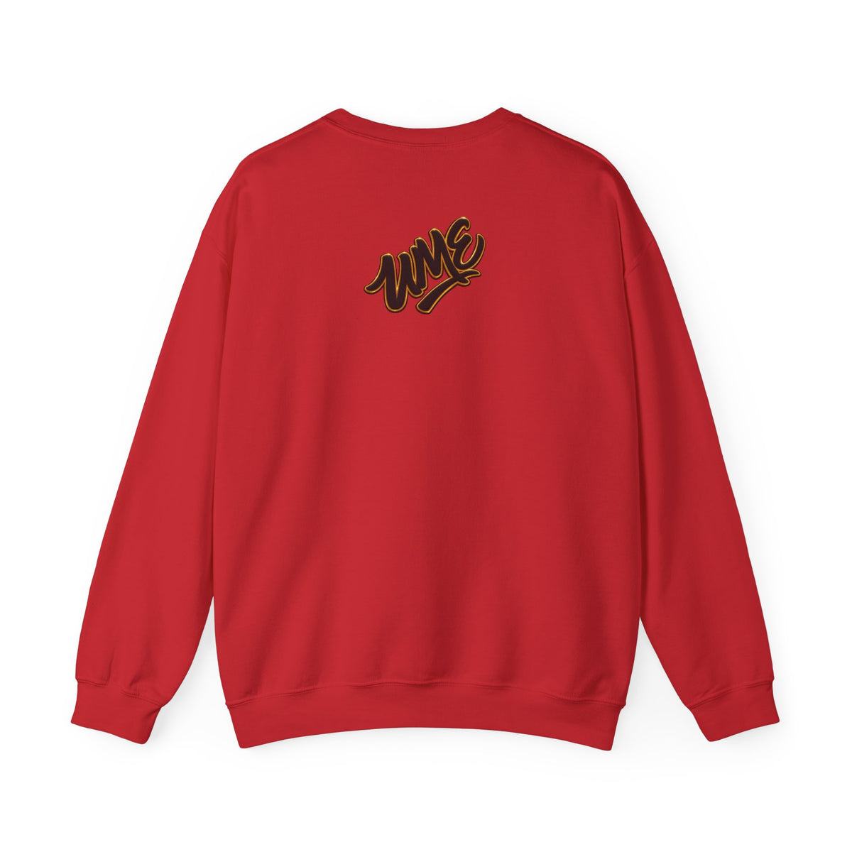 Crewneck Sweatshirt — UME Black Logo All-Over Print