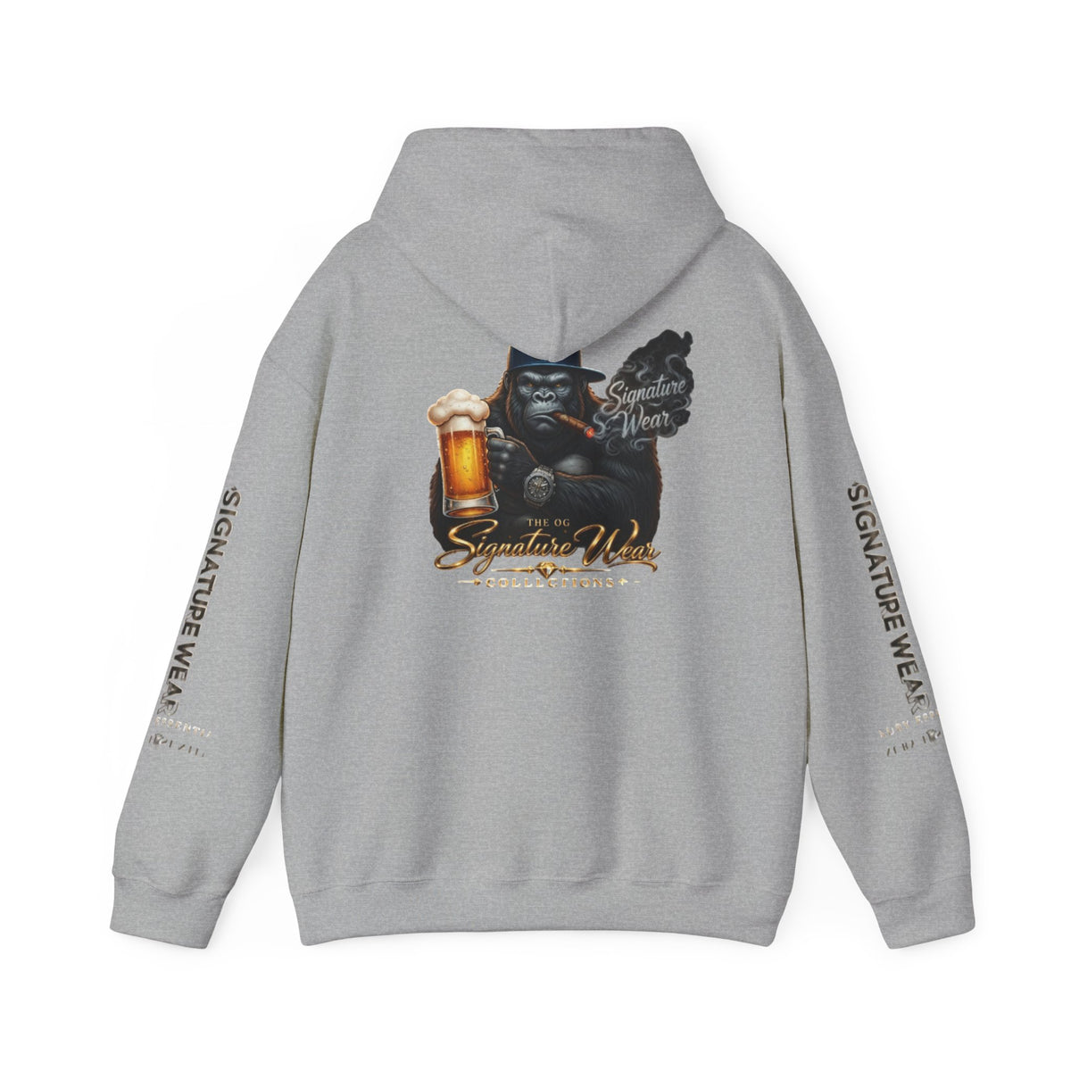 Signature Wear Gorilla Graphic Hoodie — Black, White, Sand & More