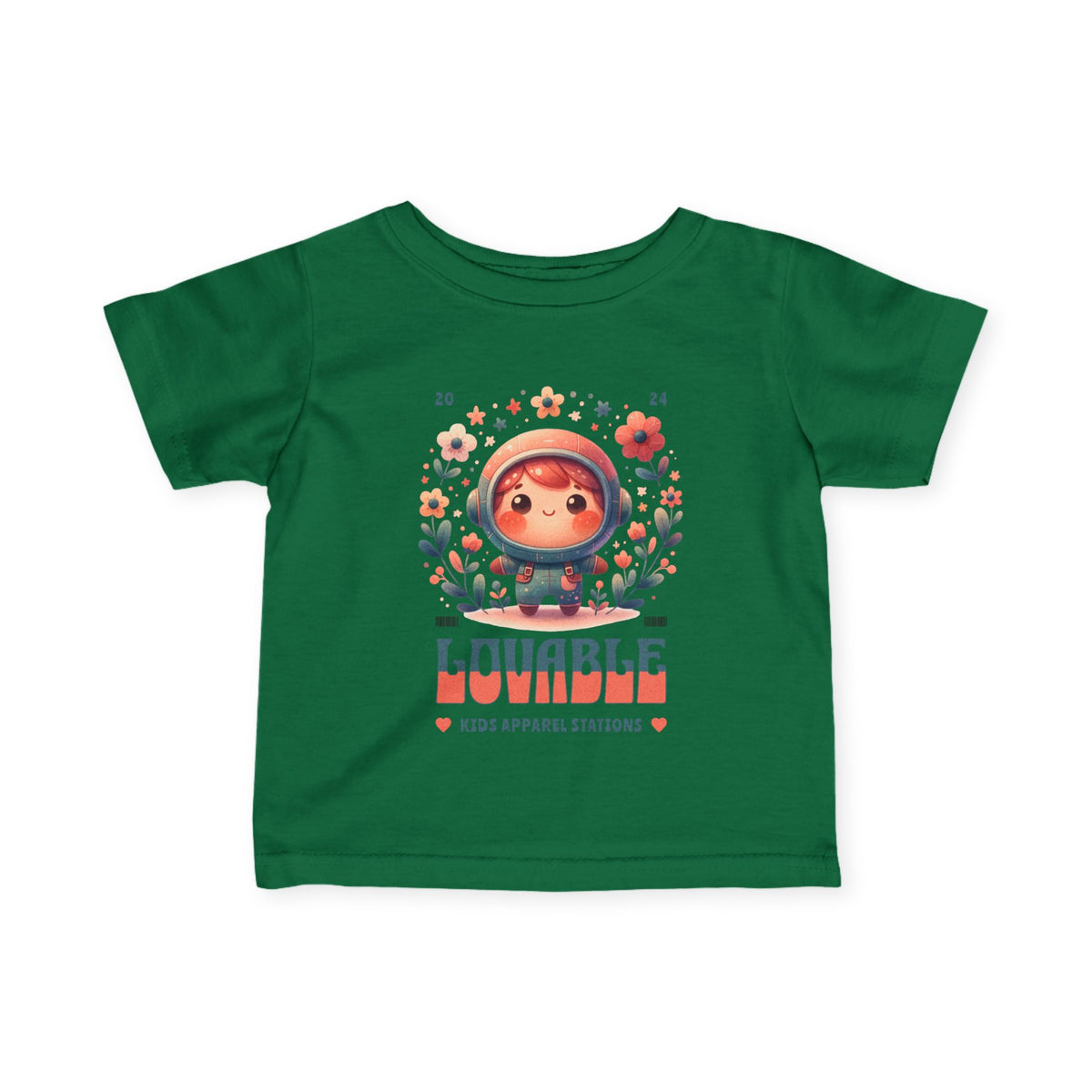 Lovable Astronaut Infant Tee — Cute Space Baby Graphic Baby Shirt