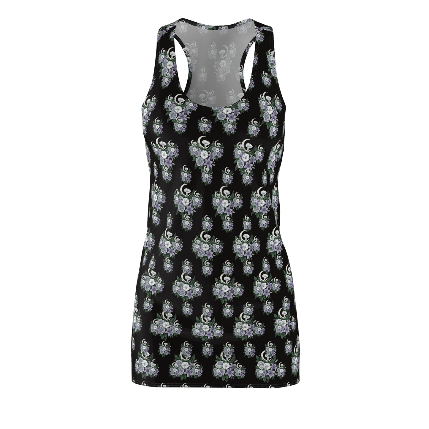 Floral Lavender Bunch Racerback Dress