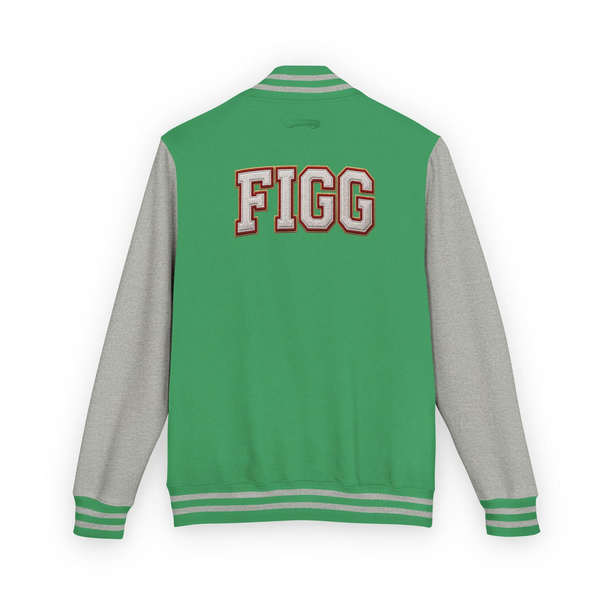 FIGG Letterman Jacket — Burgundy, Black, Navy & Bright Colors
