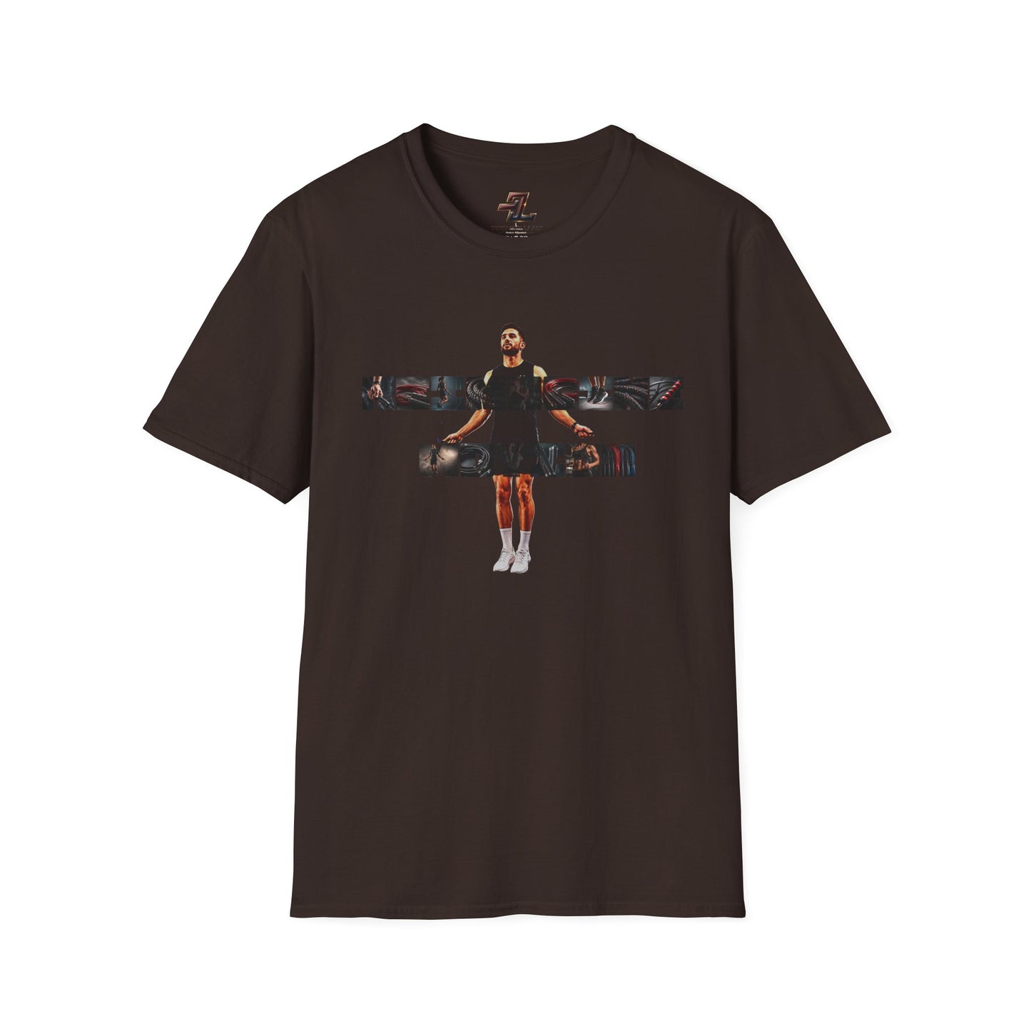 The Grind Graphic Tee — Cinematic Athlete Collage
