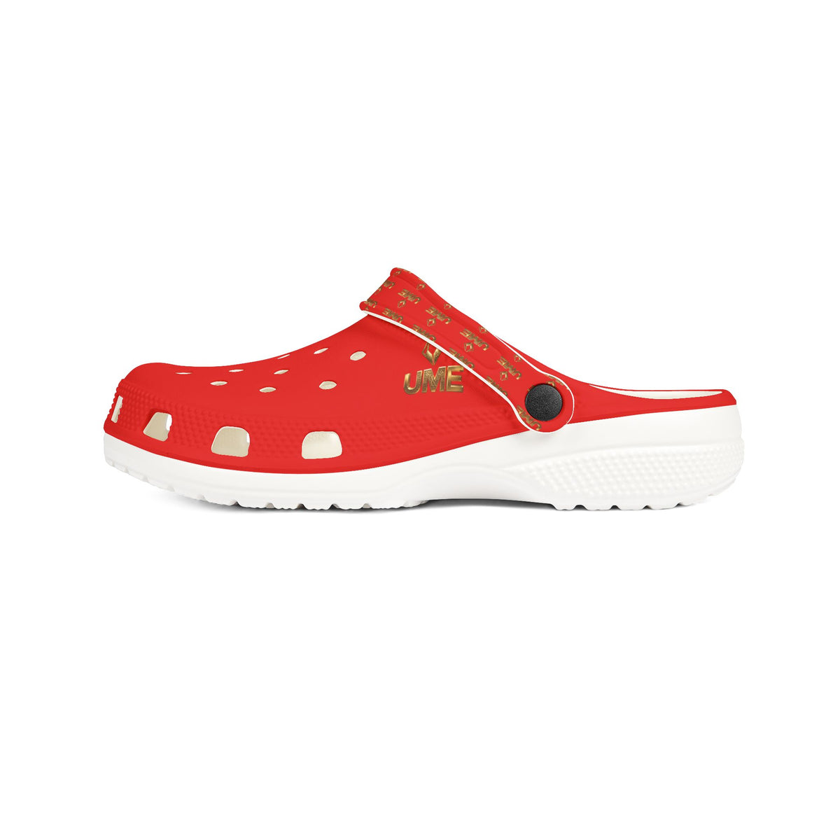 Red All-Over Print EVA Foam Clogs — Slip-On Shoes