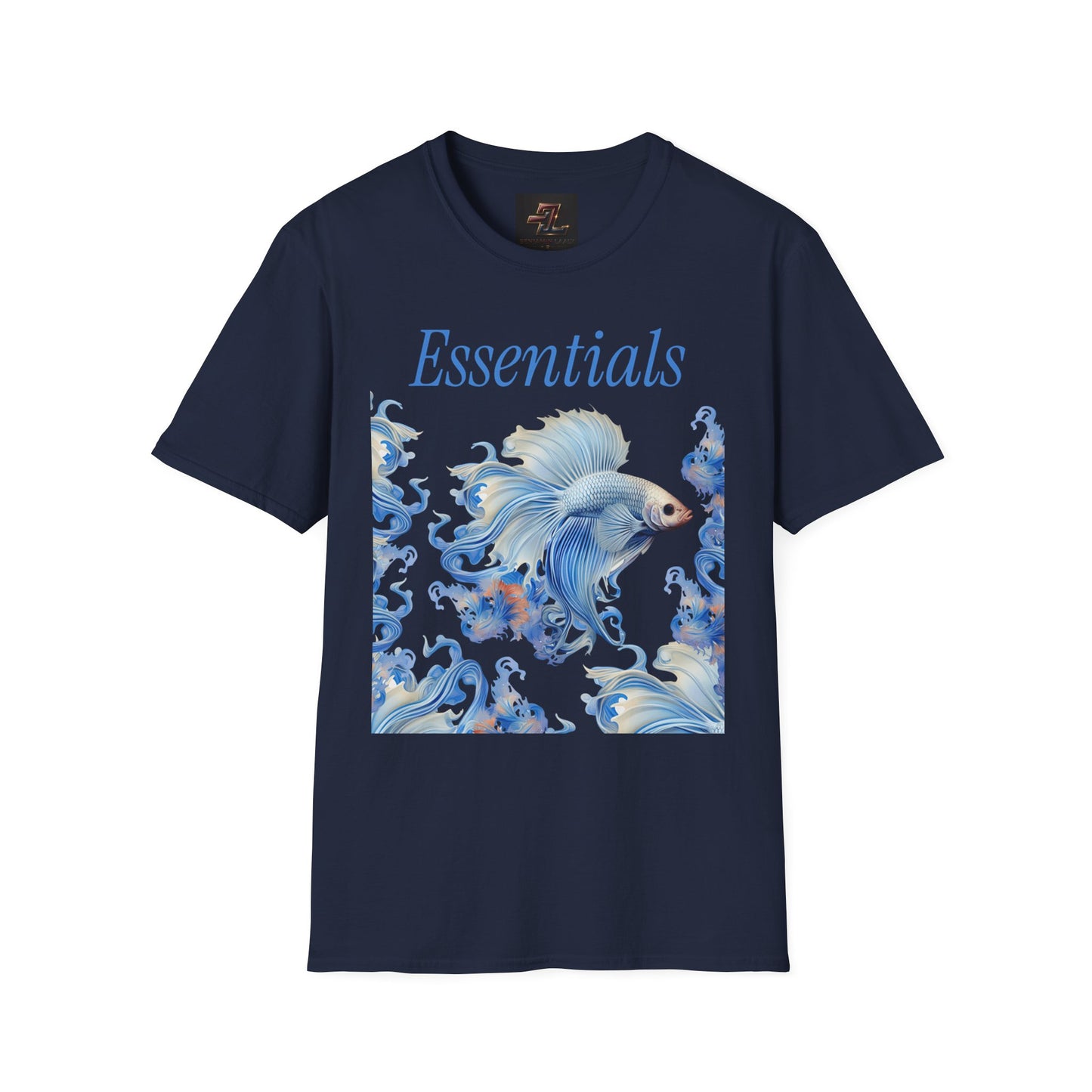 Essentials Betta Fish Graphic Tee — Softstyle Unisex T-Shirt